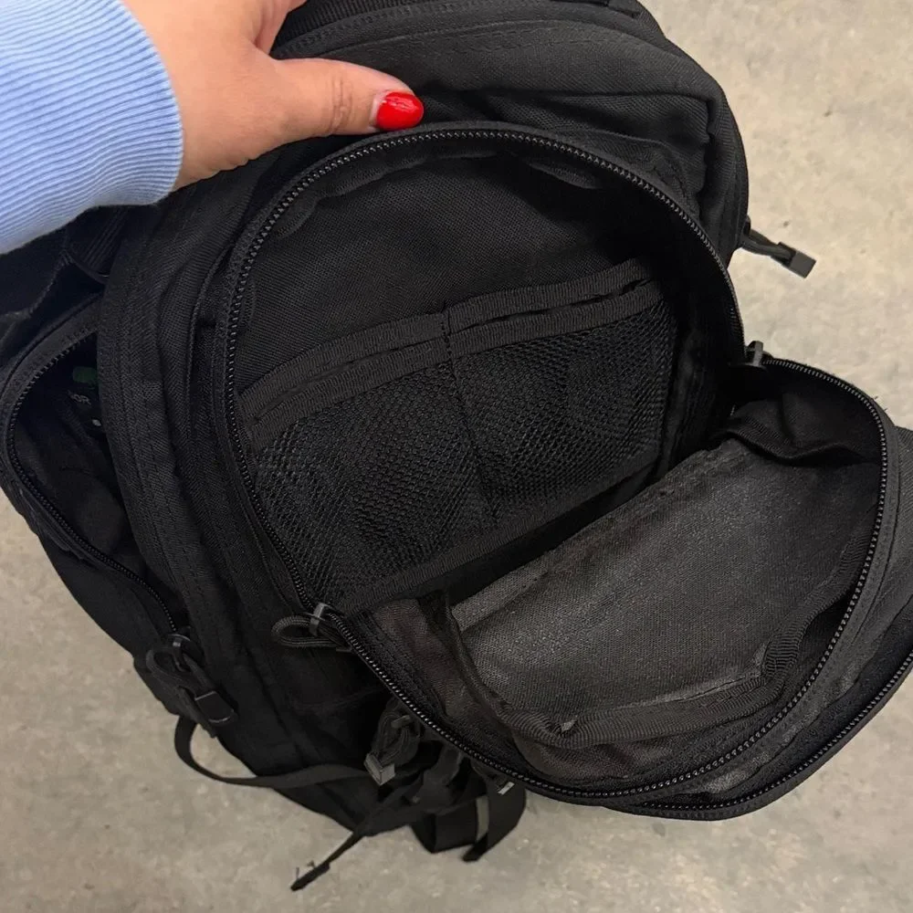Men's Black Tactical Backpack